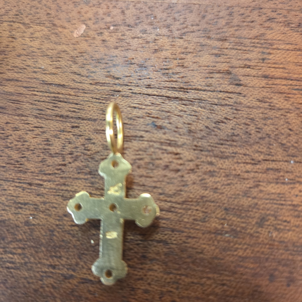 Gold Cross Pendant